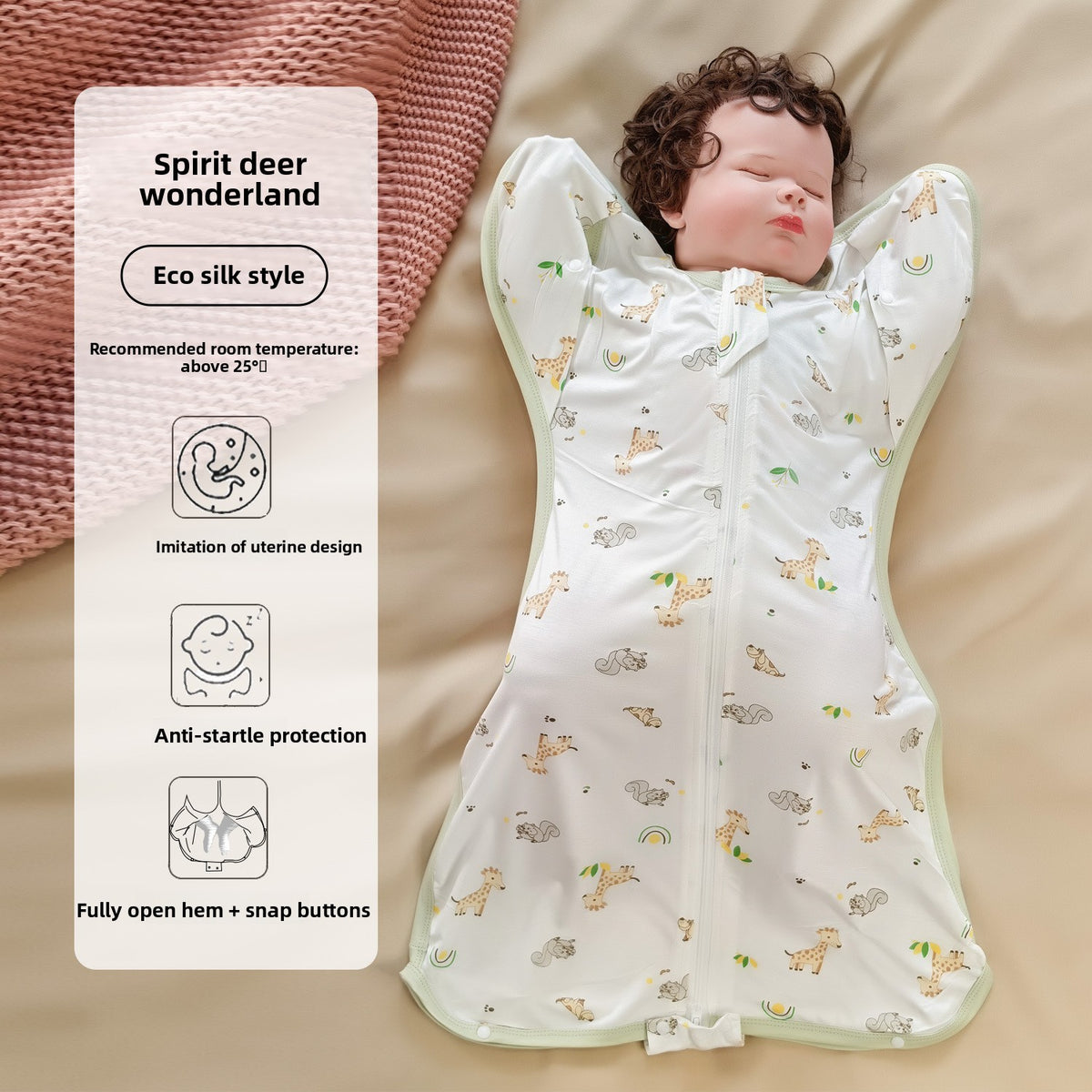 Zip-Up Swaddle Sleeping Bag, photo 25 of 51