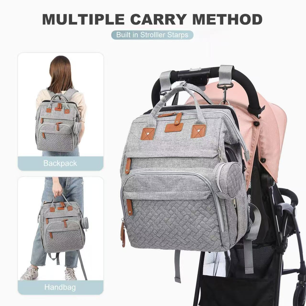 Changing Backpack with Fold-Out Baby Bed, photo 3 of 11