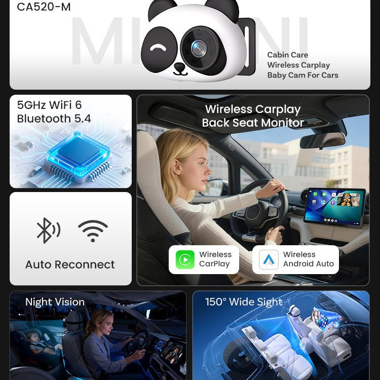 Wireless CarPlay Adapter with Baby Monitor, photo 3 of 7