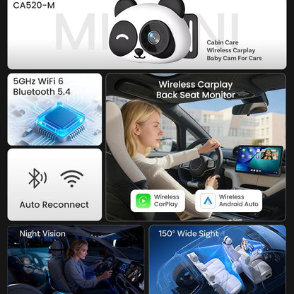 Wireless CarPlay Adapter with Baby Monitor, photo 3 of 7