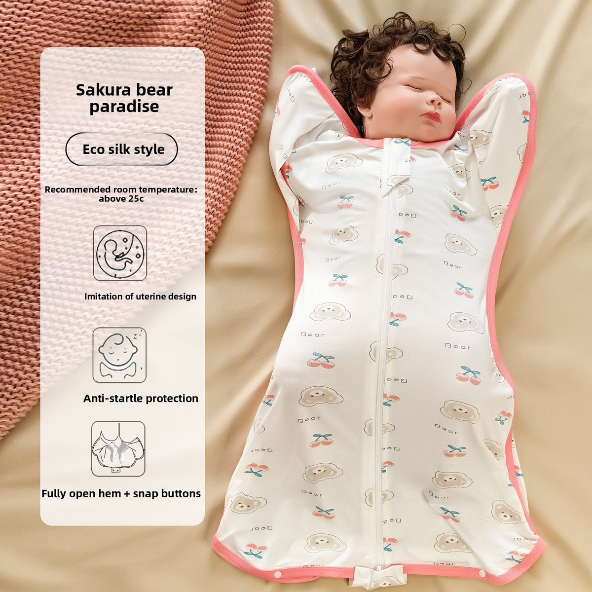 Zip-Up Swaddle Sleeping Bag, photo 23 of 51