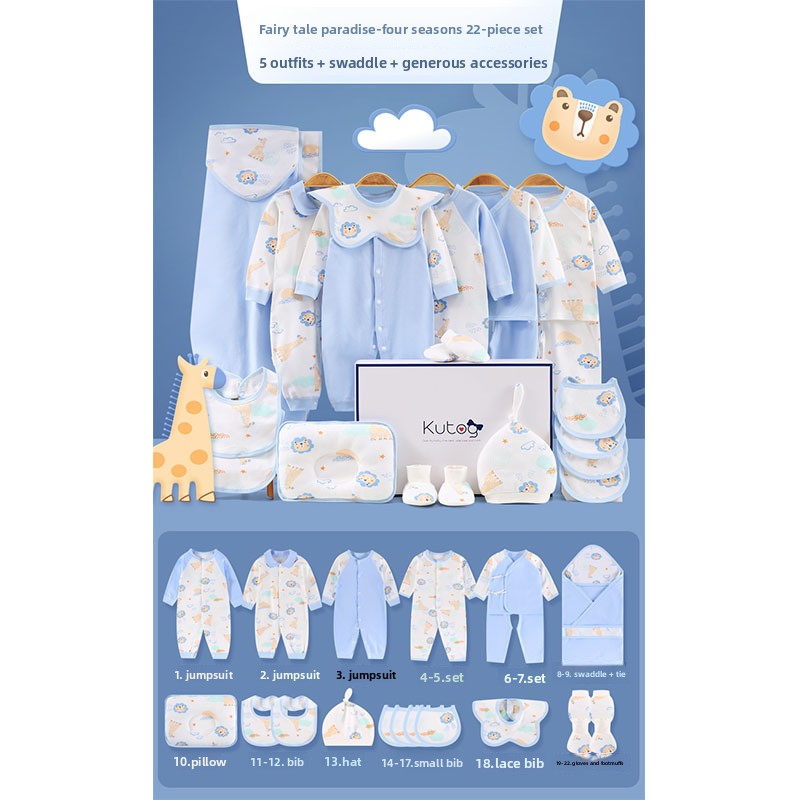Newborn Cotton Clothing Gift Set, photo 23 of 32