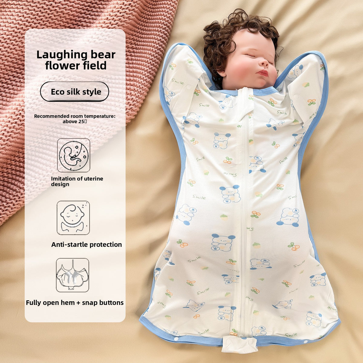 Zip-Up Swaddle Sleeping Bag, photo 17 of 51